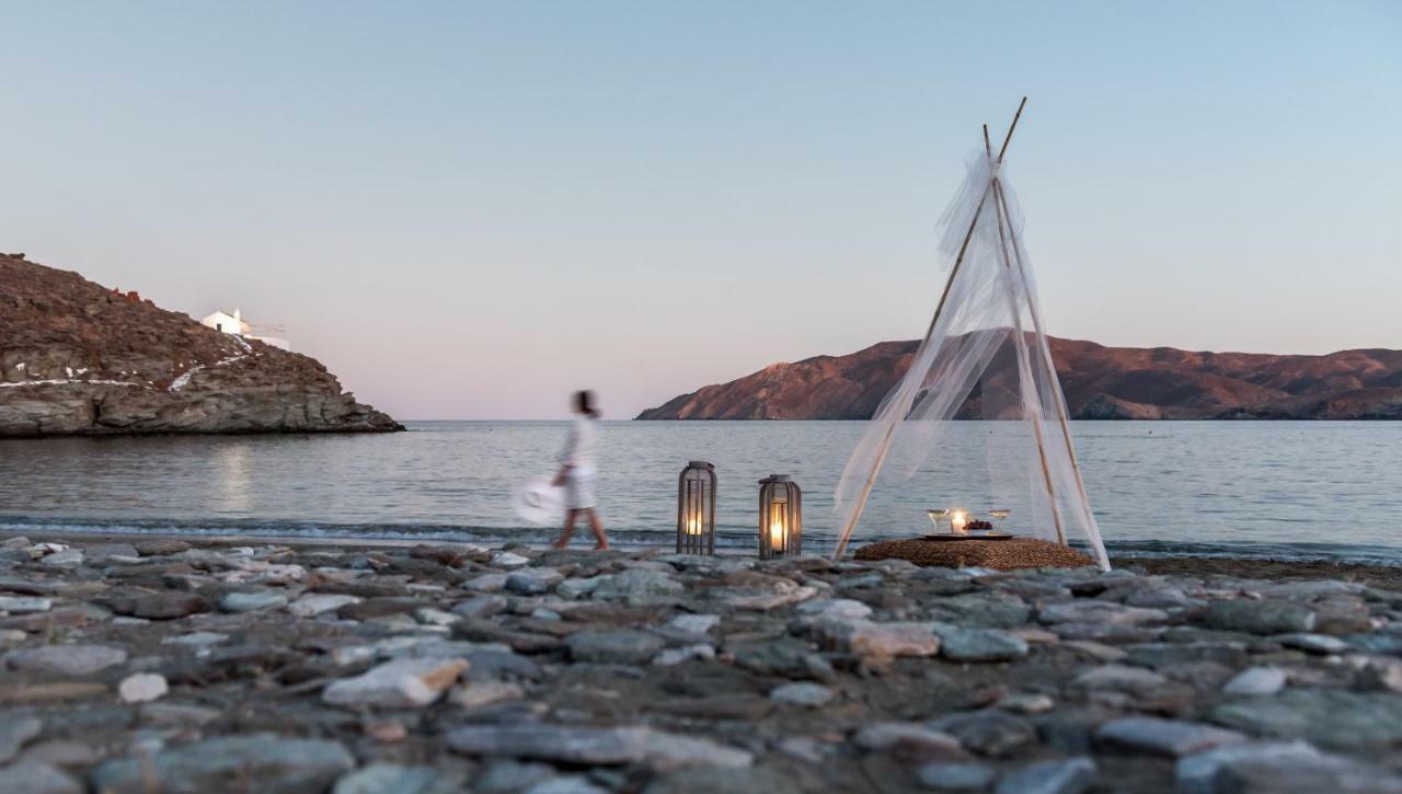 Eneos Kythnos Beach Villas-Elegant&Comfort Villas Exterior foto